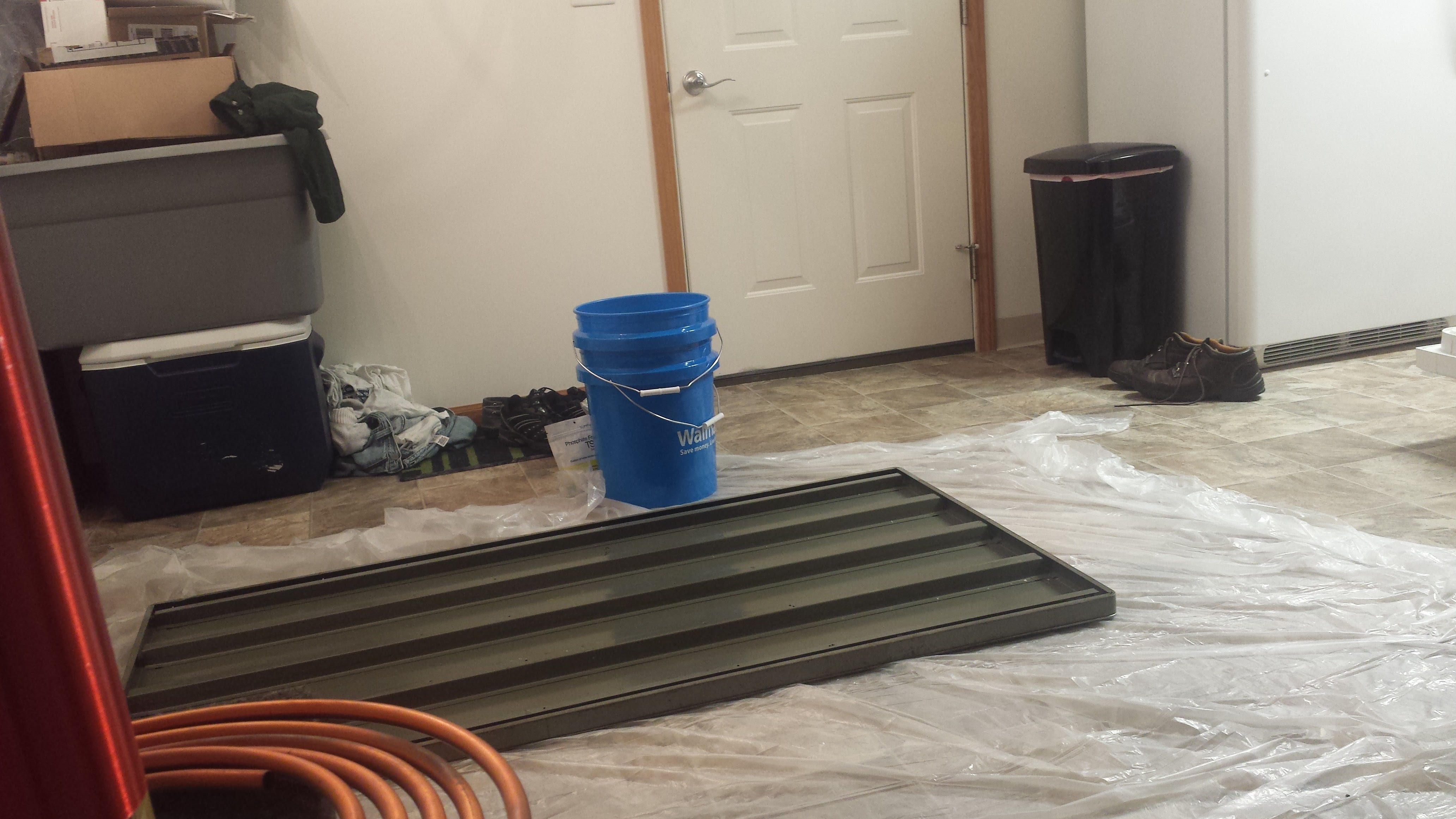 Door panels ready for paint