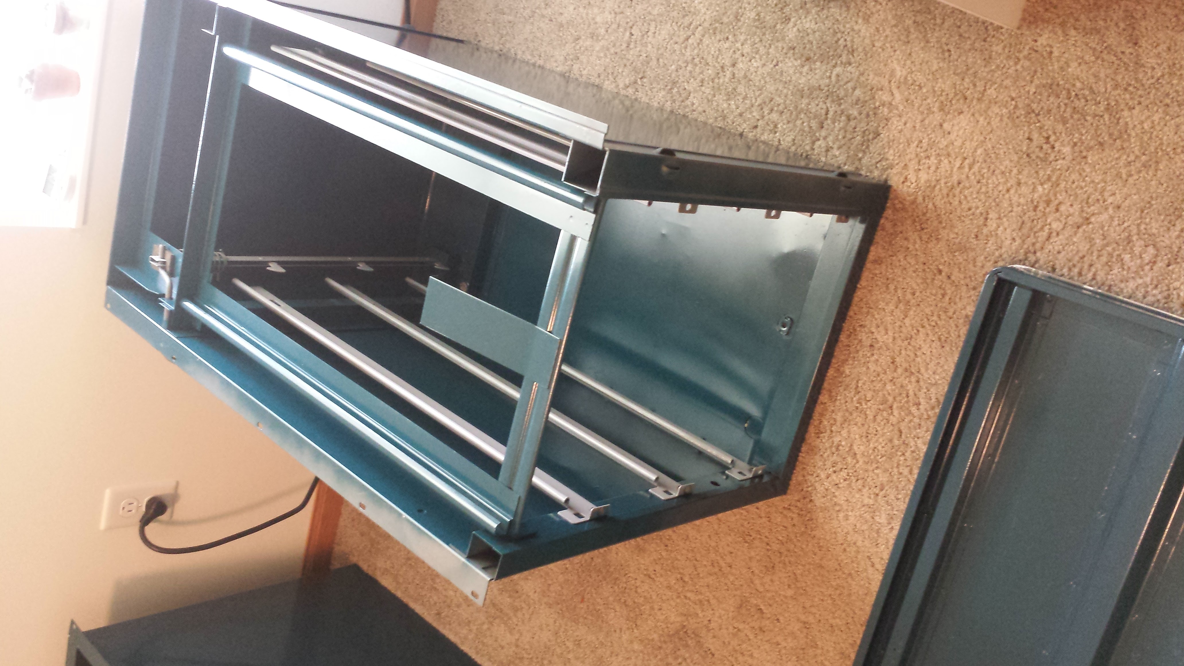 Drawer shelf installed