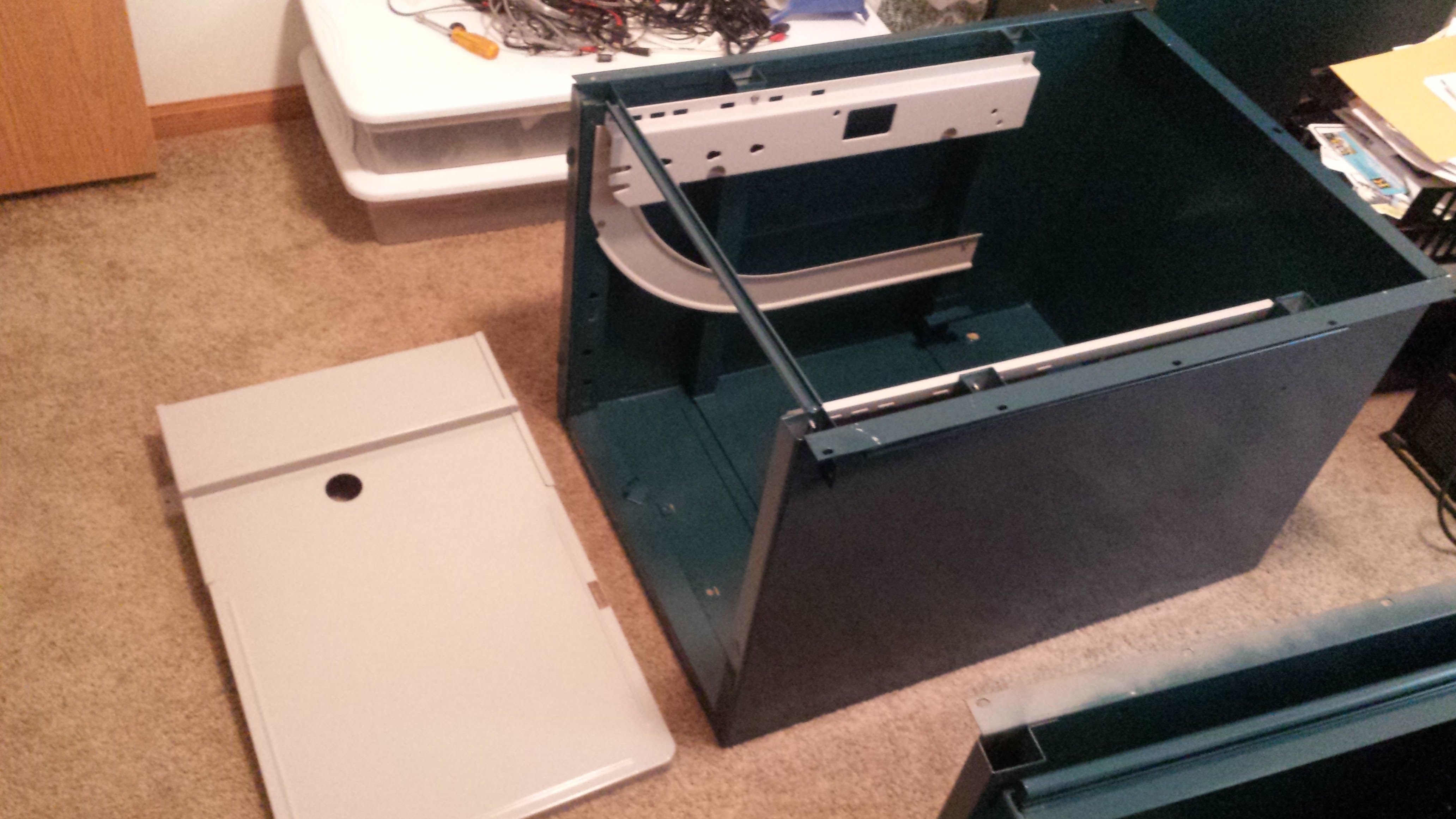 Typewrite body partially reassembled